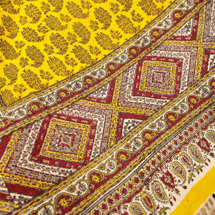 ペルシャ更紗 ガラムカール 200x130cm クラシックヴィンテージ 一点もの マルチクロス（テーブル／ソファ対応）