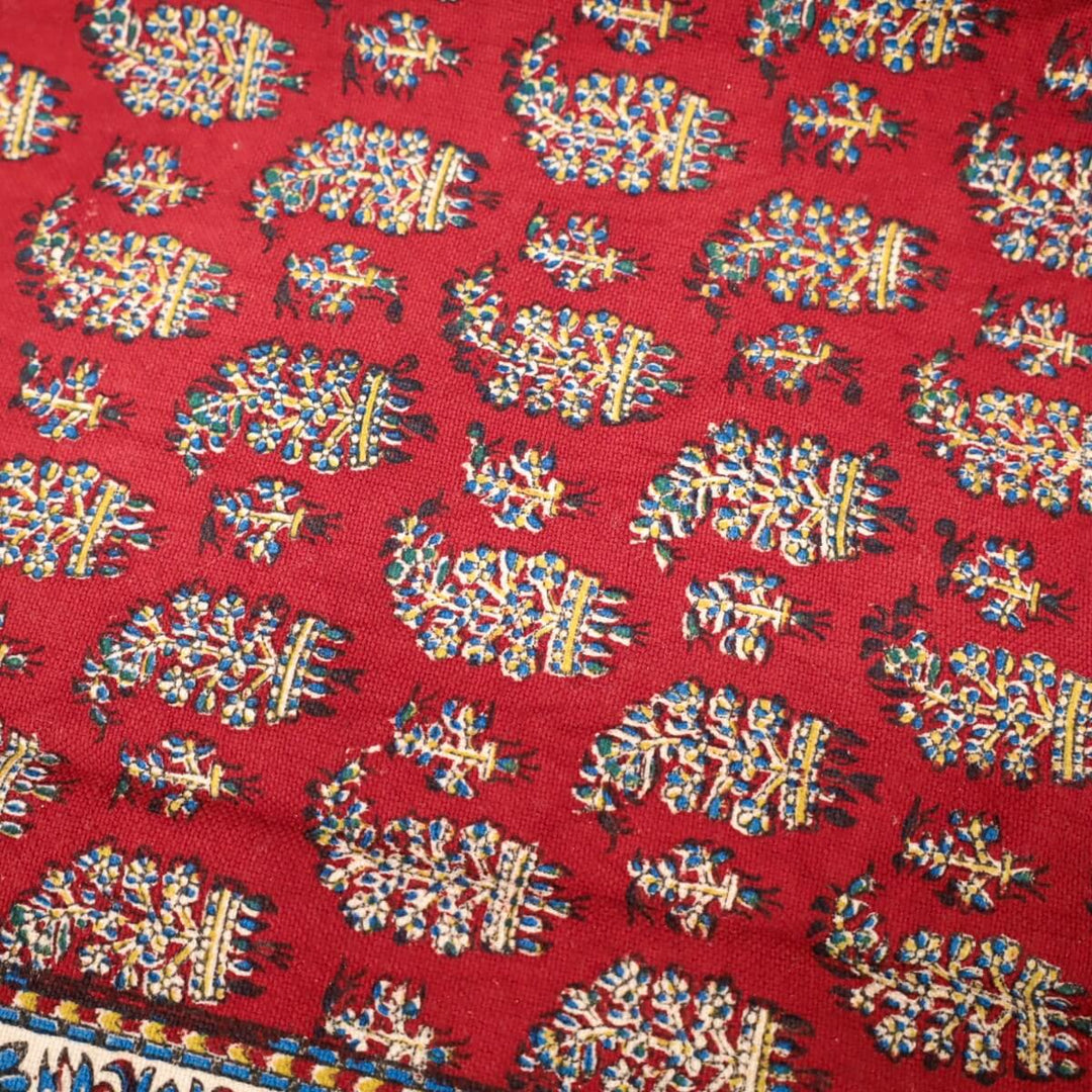 ペルシャ更紗 ガラムカール 200x130cm クラシックヴィンテージ 一点もの マルチクロス（テーブル／ソファ対応）