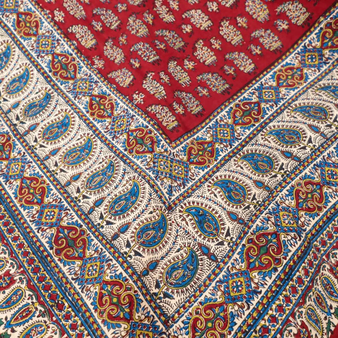 ペルシャ更紗 ガラムカール 200x130cm クラシックヴィンテージ 一点もの マルチクロス（テーブル／ソファ対応）