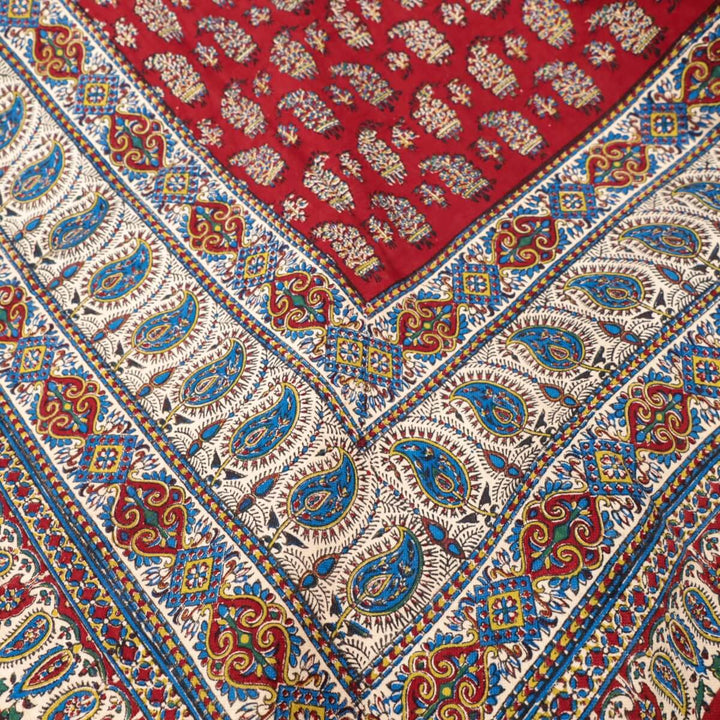 ペルシャ更紗 ガラムカール 200x130cm クラシックヴィンテージ 一点もの マルチクロス（テーブル／ソファ対応）