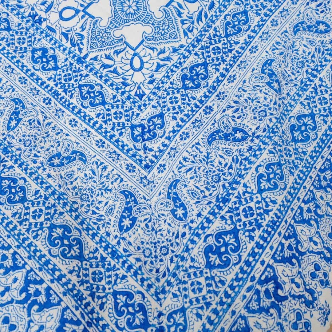 ペルシャ更紗 ガラムカール 200x130cm ネオモダンカラー 一点もの マルチクロス（テーブル／ソファ対応）