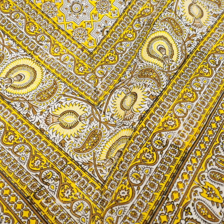 ペルシャ更紗 ガラムカール 200x130cm ネオモダンカラー 一点もの マルチクロス（テーブル／ソファ対応）