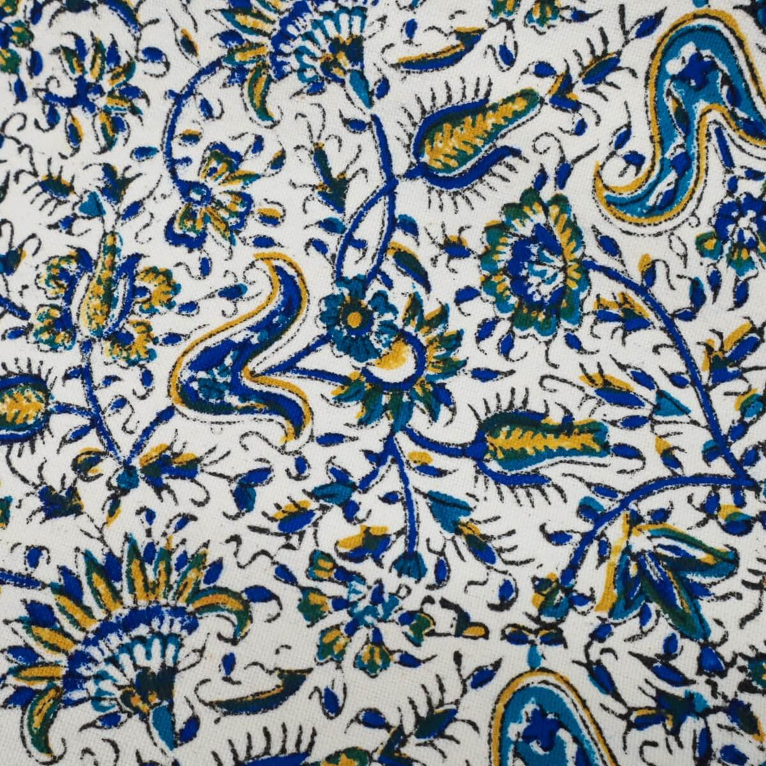 ペルシャ更紗 ガラムカール 200x130cm ネオモダンカラー 一点もの マルチクロス（テーブル／ソファ対応）