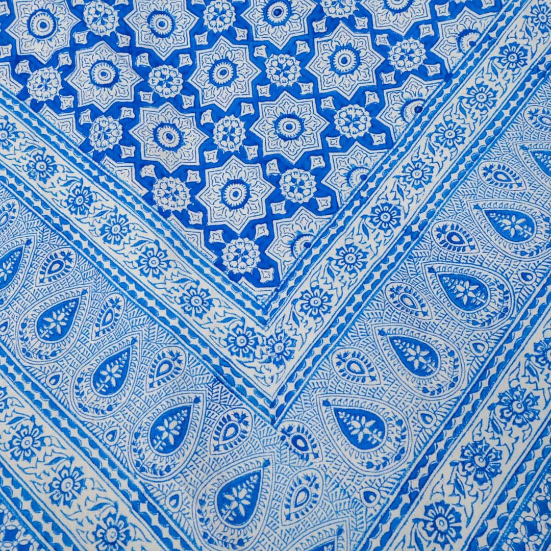 ペルシャ更紗 ガラムカール 200x130cm ネオモダンカラー 一点もの マルチクロス（テーブル／ソファ対応）