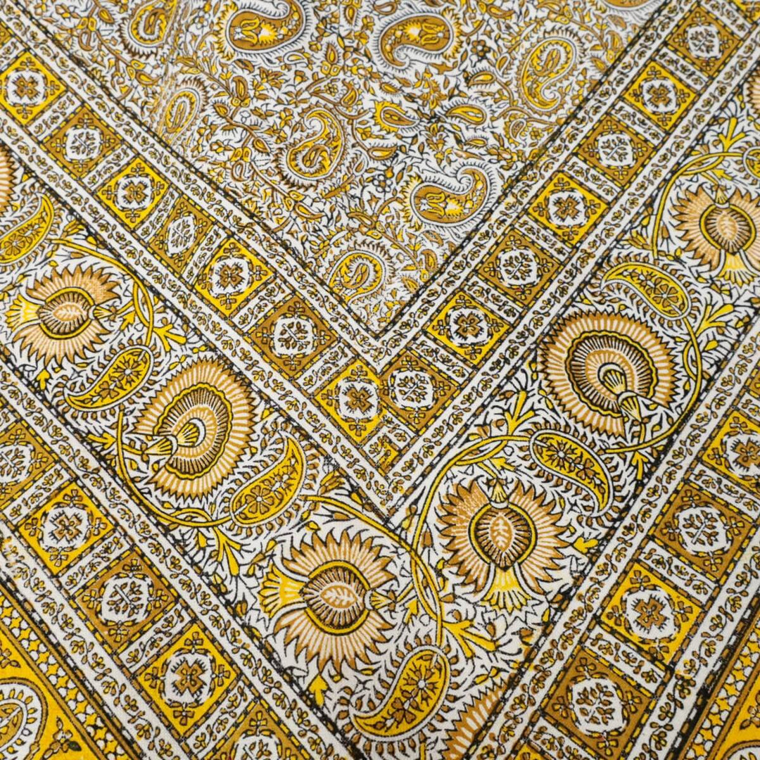 ペルシャ更紗 ガラムカール 200x130cm ネオモダンカラー 一点もの マルチクロス（テーブル／ソファ対応）