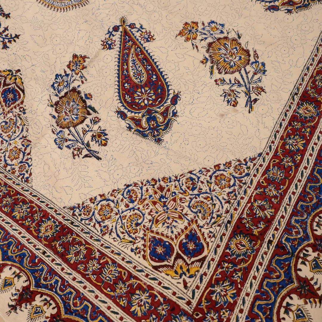 ペルシャ更紗・ガラムカール 200x130cm（イラン手染布）