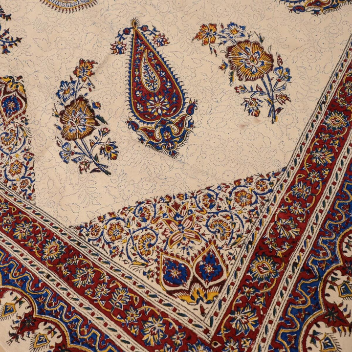 ペルシャ更紗・ガラムカール 200x130cm（イラン手染布）