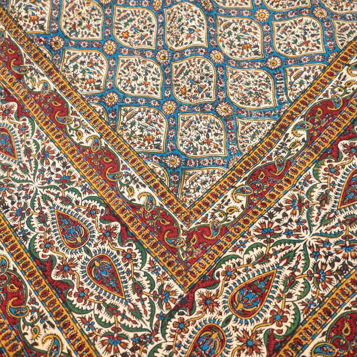 ペルシャ更紗 ガラムカール 200x130cm クラシックヴィンテージ 一点もの マルチクロス（テーブル／ソファ対応）