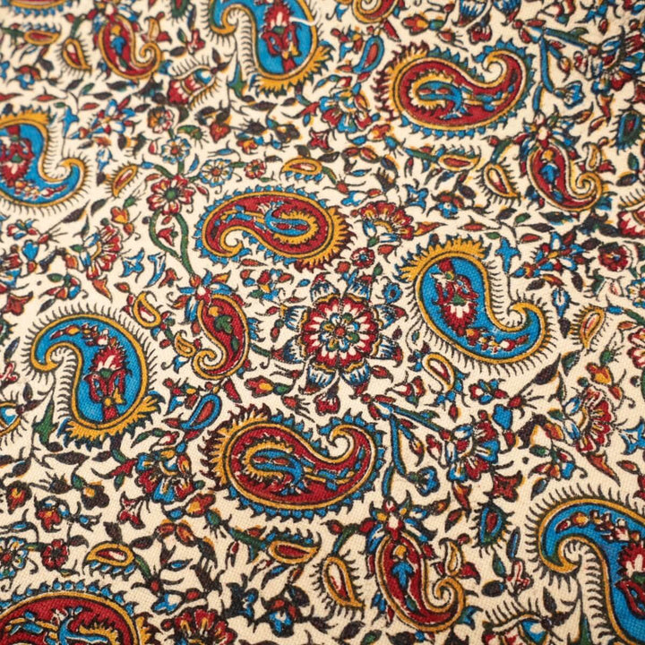 ペルシャ更紗 ガラムカール 200x130cm クラシックヴィンテージ 一点もの マルチクロス（テーブル／ソファ対応）