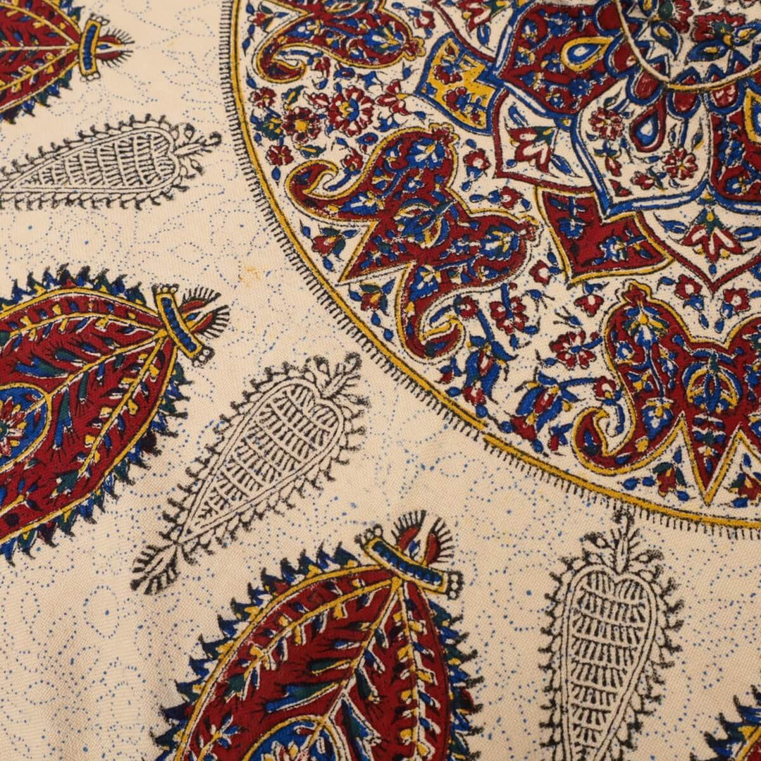 ペルシャ更紗・ガラムカール 200x130cm（イラン手染布）