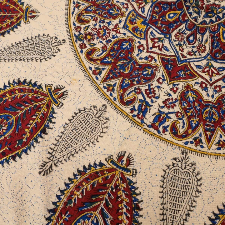 ペルシャ更紗・ガラムカール 200x130cm（イラン手染布）