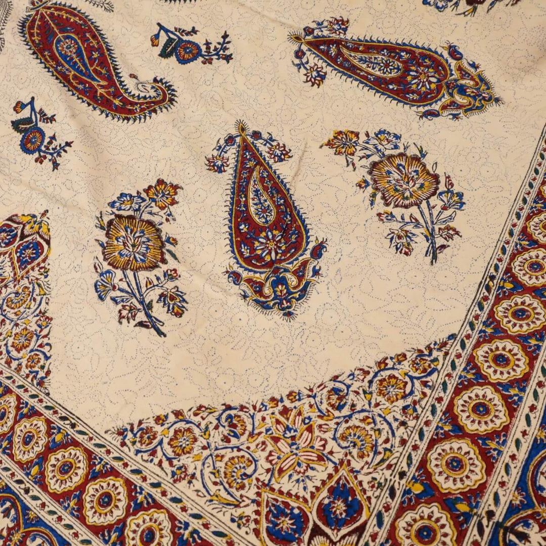 ペルシャ更紗・ガラムカール 200x130cm（イラン手染布）