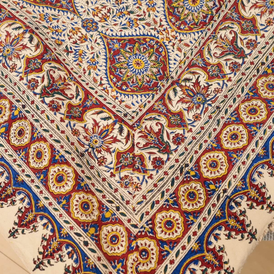 ペルシャ更紗・ガラムカール 200x130cm（イラン手染布）