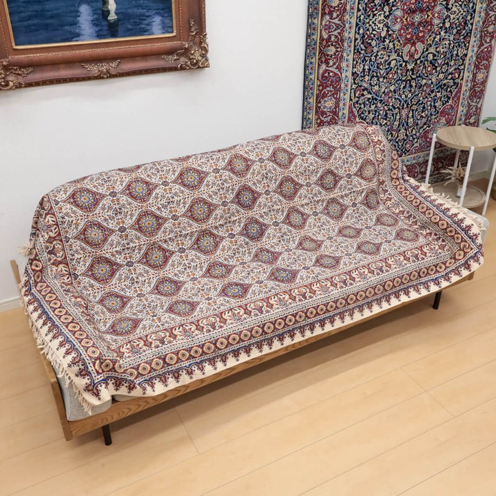 ペルシャ更紗・ガラムカール 200x130cm（イラン手染布）