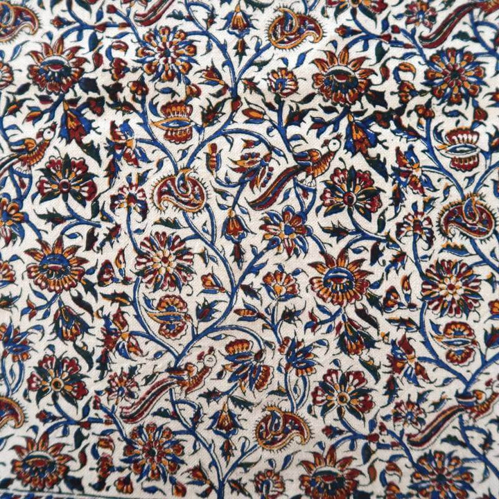 ペルシャ更紗・ガラムカール（イラン手染布）200×135cm(GC-2001)