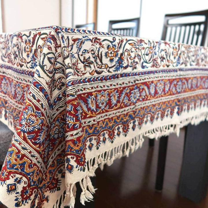 ペルシャ更紗・ガラムカール（イラン手染布）200×135cm(GC-2001)