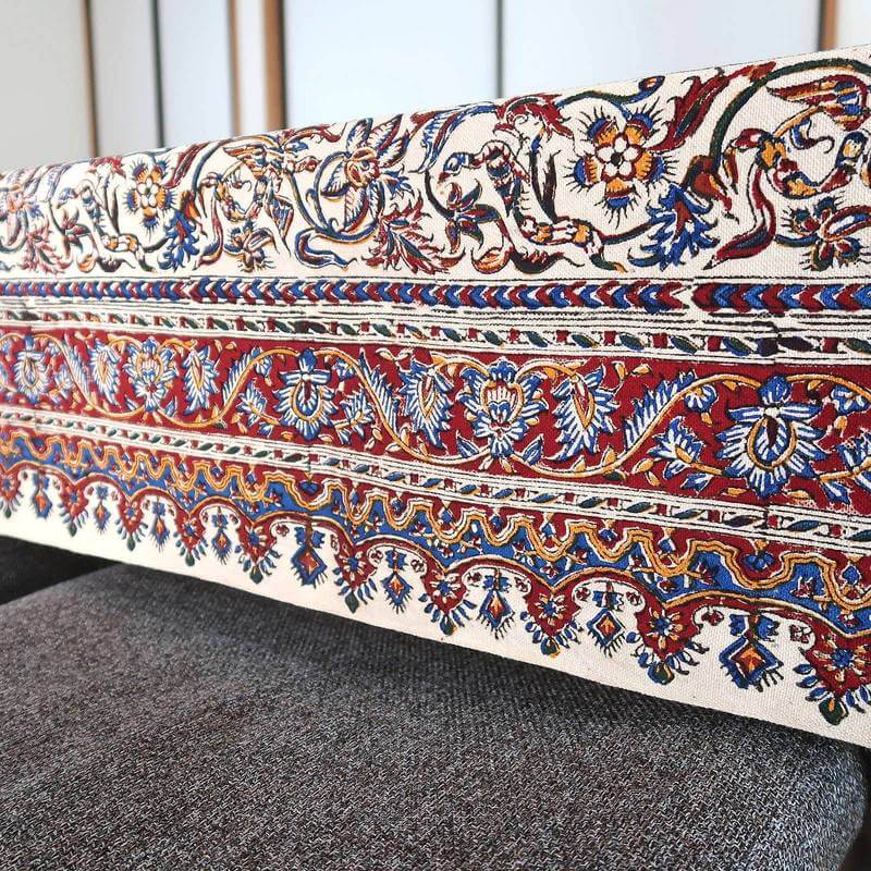 ペルシャ更紗・ガラムカール（イラン手染布）200×135cm(GC-2001)