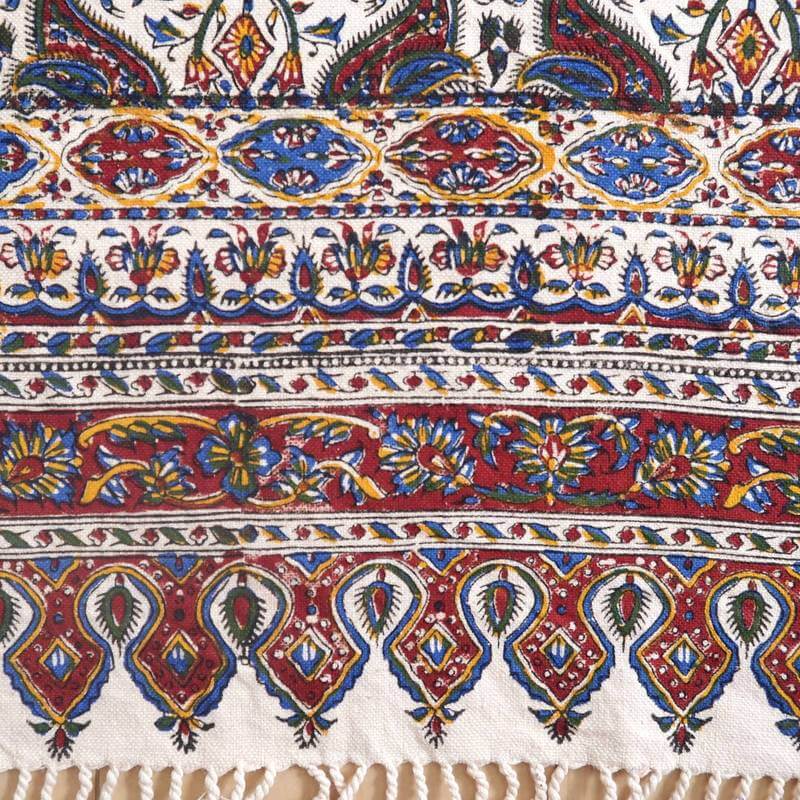 ペルシャ更紗・ガラムカール（イラン手染布）240×160cm(GC-2419