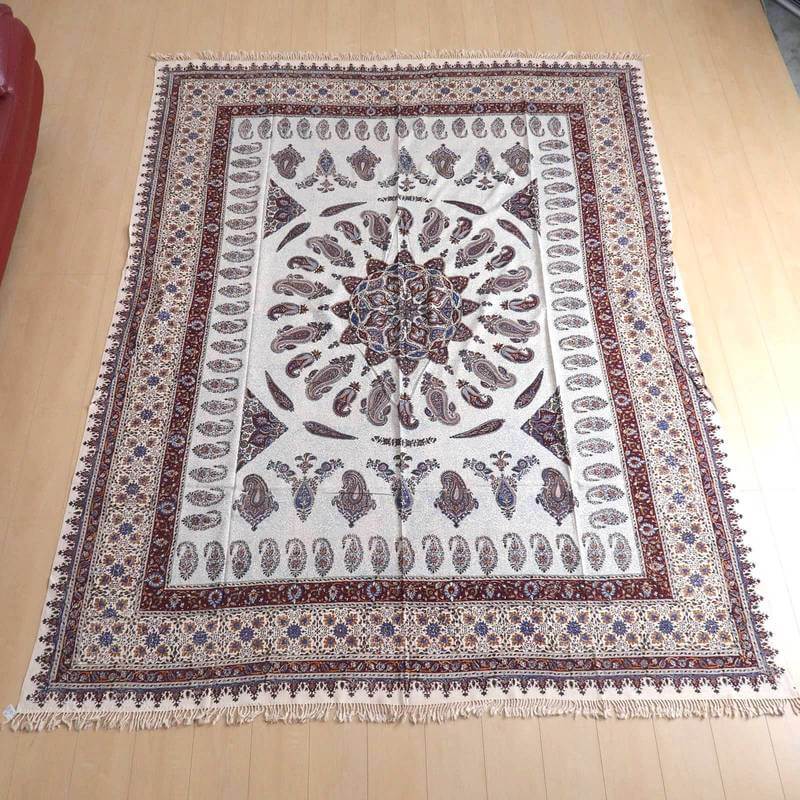 ペルシャ更紗・ガラムカール（イラン手染布）280×220cm(GC-2829