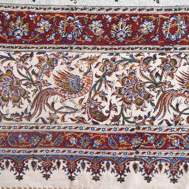 ペルシャ更紗・ガラムカール（イラン手染布）280×220cm(GC-2845