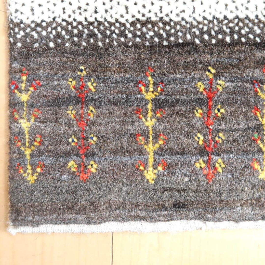 【セミオーダー受付中】  サイズ変更OK　カラー変更OK イラン　シラーズ産　ギャッベ 　（hc-11021）