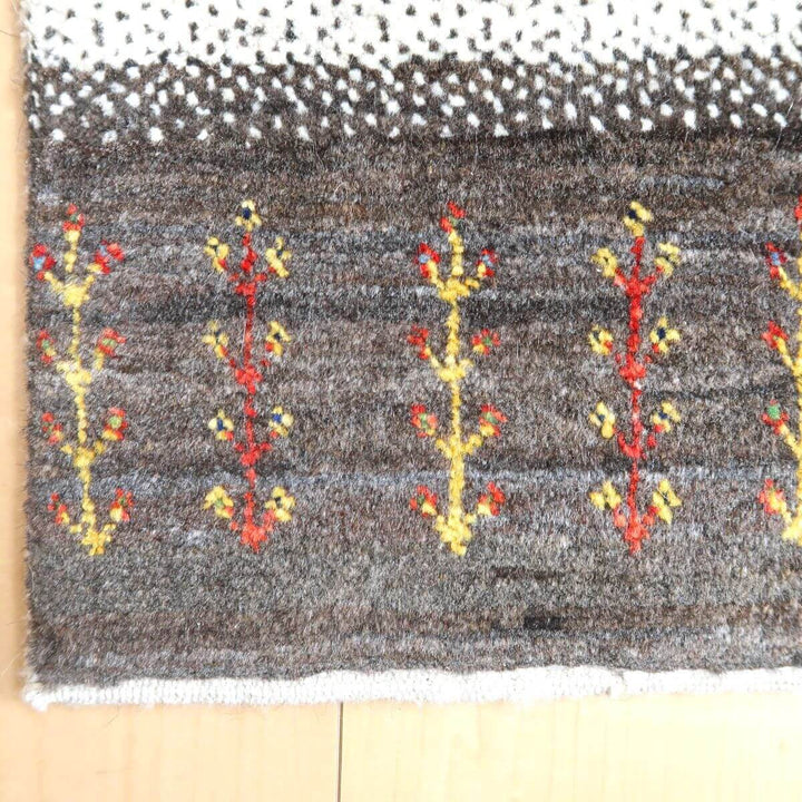 【セミオーダー受付中】  サイズ変更OK　カラー変更OK イラン　シラーズ産　ギャッベ 　（hc-11021）