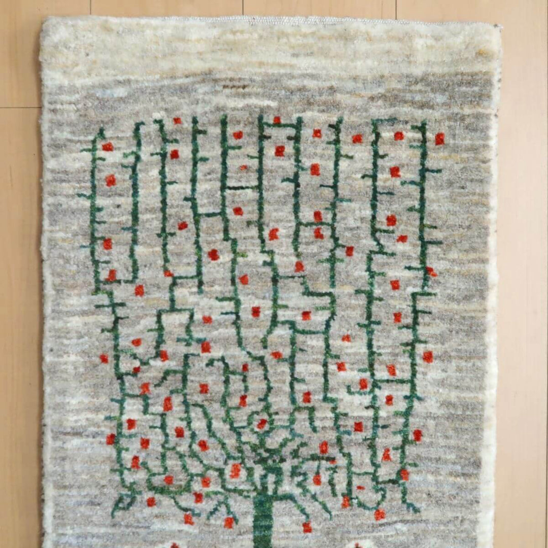 【セミオーダー受付中】  サイズ変更OK　カラー変更OK イラン　シラーズ産　ギャッベ 　（hc-11028）