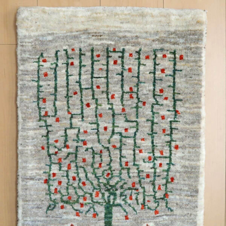 【セミオーダー受付中】  サイズ変更OK　カラー変更OK イラン　シラーズ産　ギャッベ 　（hc-11028）