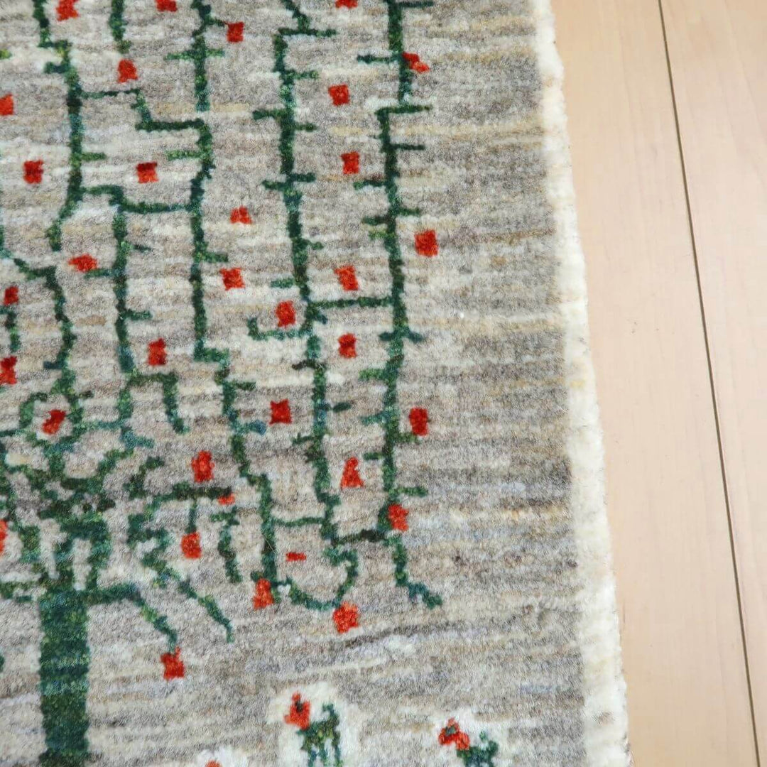 【セミオーダー受付中】  サイズ変更OK　カラー変更OK イラン　シラーズ産　ギャッベ 　（hc-11028）