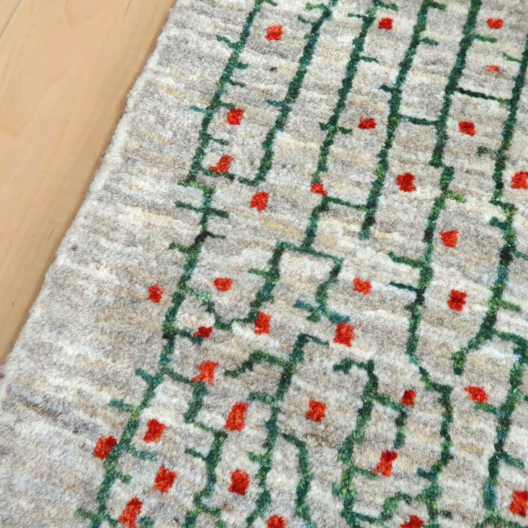 【セミオーダー受付中】  サイズ変更OK　カラー変更OK イラン　シラーズ産　ギャッベ 　（hc-11028）