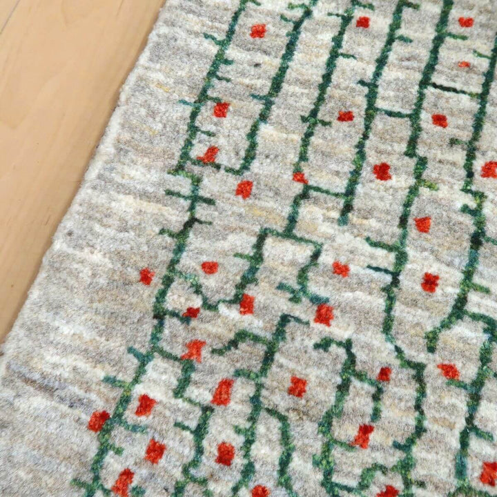 【セミオーダー受付中】  サイズ変更OK　カラー変更OK イラン　シラーズ産　ギャッベ 　（hc-11028）