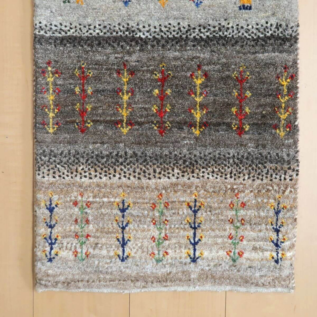 【セミオーダー受付中】  サイズ変更OK　カラー変更OK イラン　シラーズ産　ギャッベ 　（hc-11032）