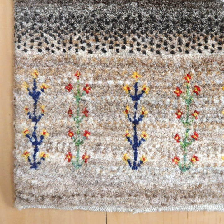 【セミオーダー受付中】  サイズ変更OK　カラー変更OK イラン　シラーズ産　ギャッベ 　（hc-11032）