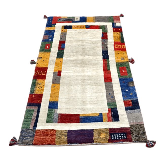 プレミアムギャッベ／ルリバフ 199×115cm（HL-103）