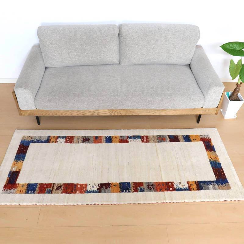 プレミアムギャッベ／カシュクリ 200×81cm（HL-10867）
