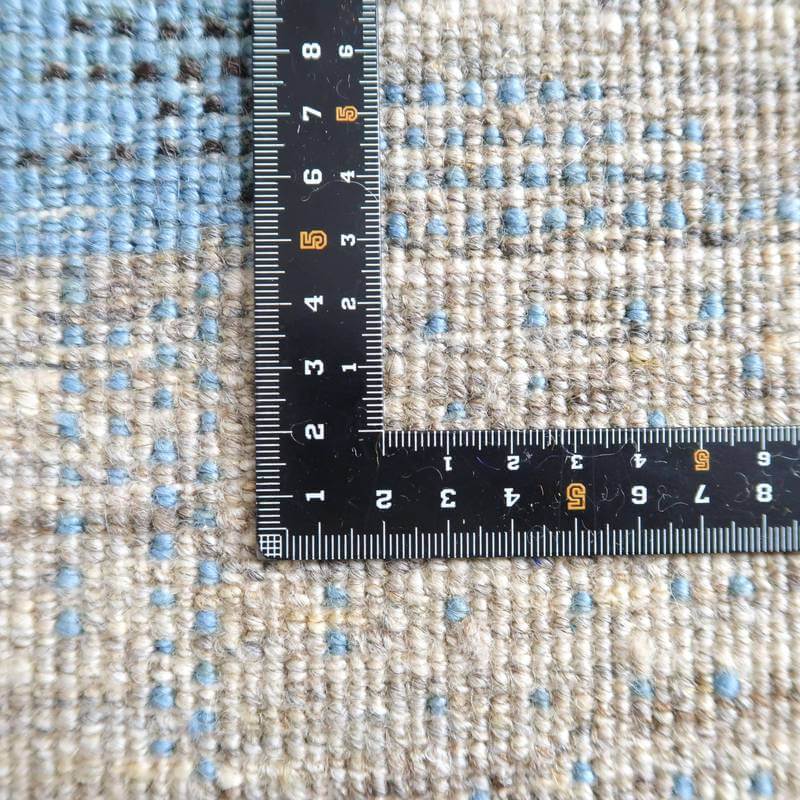 高級手織りプレミアムギャッベ,カシュクリ,240×168cm｜ブルー