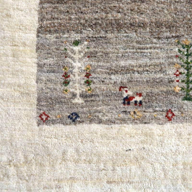 【セミオーダー受付中】  サイズ変更OK　カラー変更OK イラン　シラーズ産　ギャッベ 　（hl-10876）