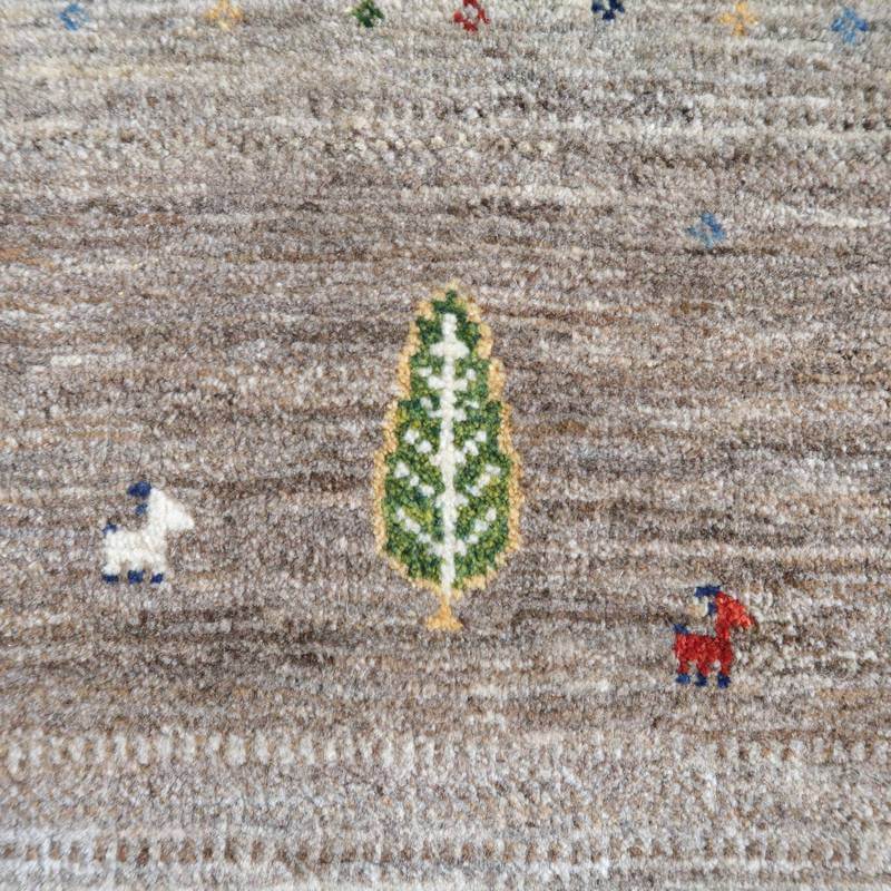 【セミオーダー受付中】  サイズ変更OK　カラー変更OK イラン　シラーズ産　ギャッベ 　（hl-10876）