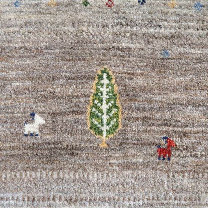 【セミオーダー受付中】  サイズ変更OK　カラー変更OK イラン　シラーズ産　ギャッベ 　（hl-10876）