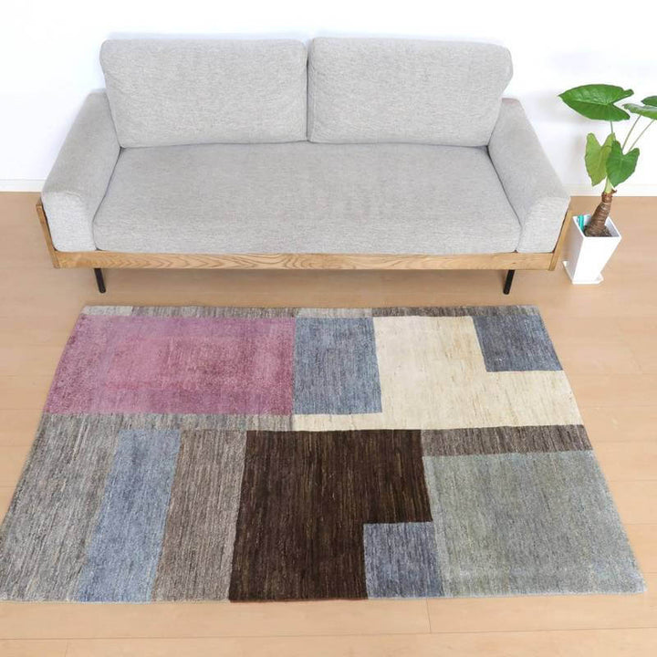 【セミオーダー受付中】  サイズ変更OK　カラー変更OK イラン　シラーズ産　ギャッベ 　（hl-10883）