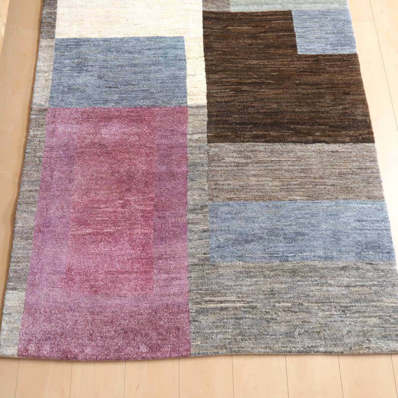 【セミオーダー受付中】  サイズ変更OK　カラー変更OK イラン　シラーズ産　ギャッベ 　（hl-10883）