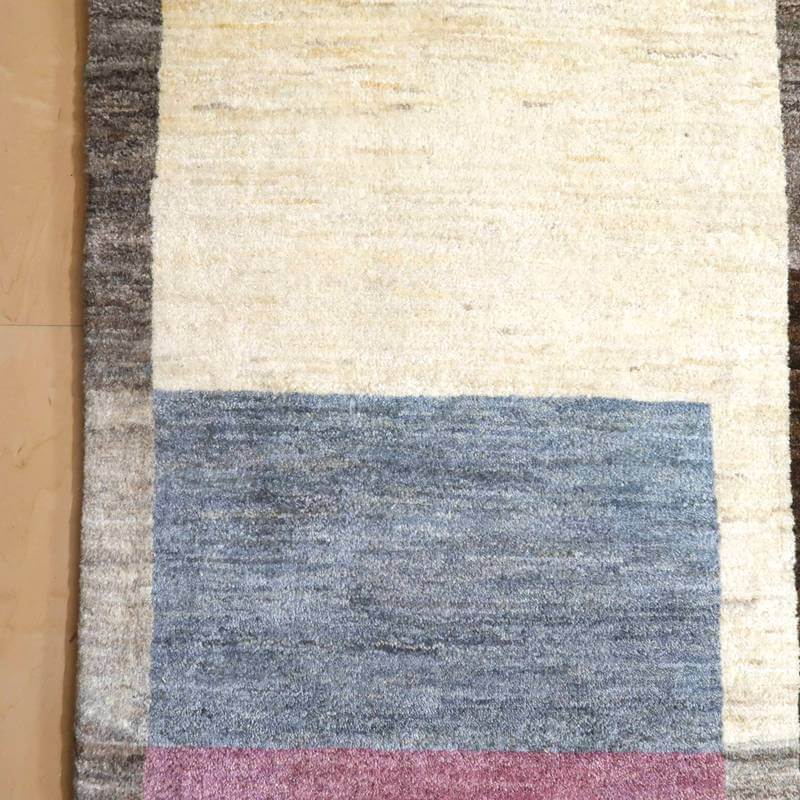 【セミオーダー受付中】  サイズ変更OK　カラー変更OK イラン　シラーズ産　ギャッベ 　（hl-10883）