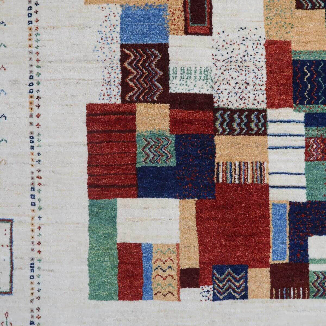 【セミオーダー受付中】  サイズ変更OK　カラー変更OK イラン　シラーズ産　ギャッベ 　（hl-11118）