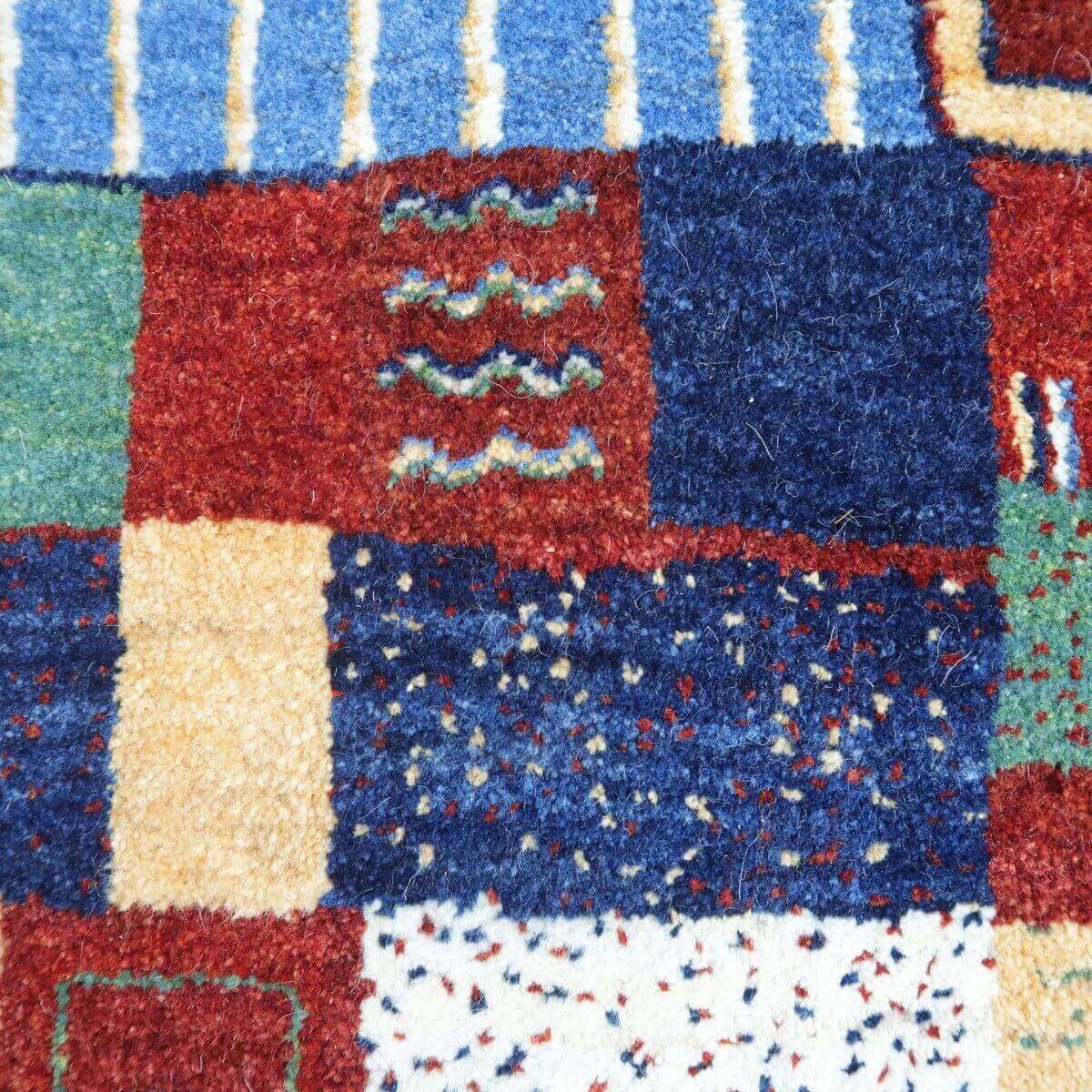 プレミアムギャッベ,カシュクリ,250×199cm,高級手織りウール,パッチ