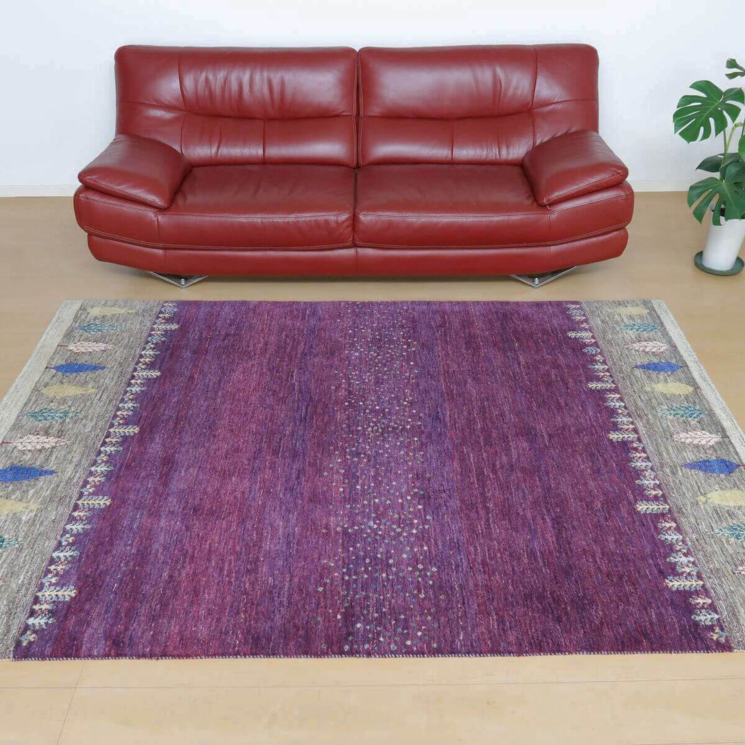 【セミオーダー受付中】  サイズ変更OK　カラー変更OK イラン　シラーズ産　ギャッベ 　（hl-11123）