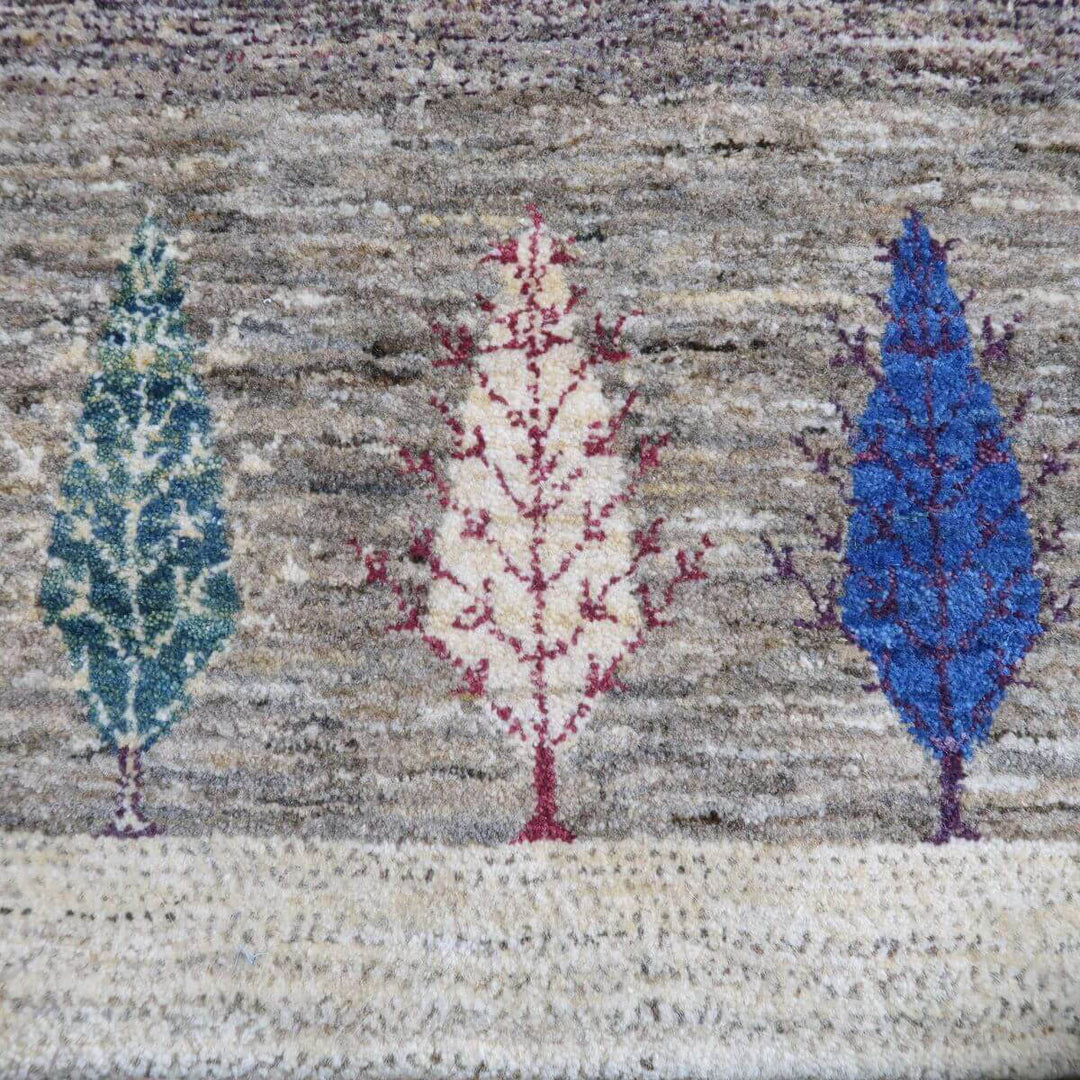 【セミオーダー受付中】  サイズ変更OK　カラー変更OK イラン　シラーズ産　ギャッベ 　（hl-11123）