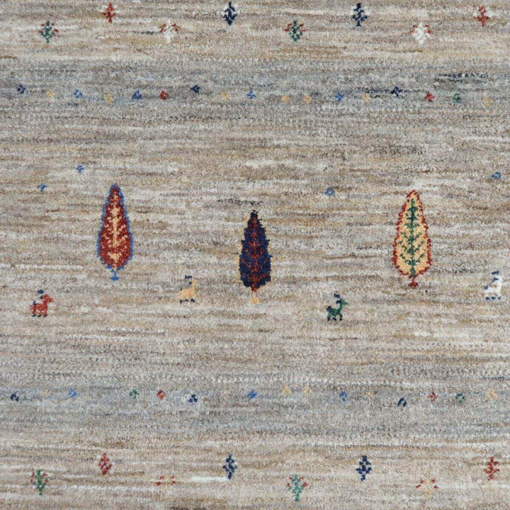 【セミオーダー受付中】  サイズ変更OK　カラー変更OK イラン　シラーズ産　ギャッベ 　（hl-11124）