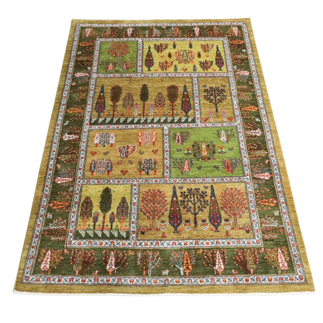 【セミオーダー受付中】  サイズ変更OK　カラー変更OK イラン　シラーズ産　ギャッベ 　（hl-11791）