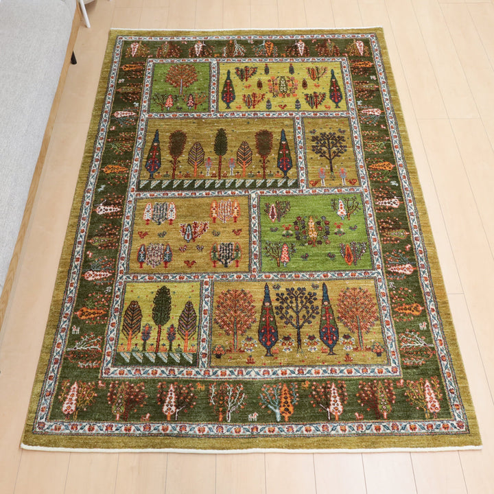 【セミオーダー受付中】  サイズ変更OK　カラー変更OK イラン　シラーズ産　ギャッベ 　（hl-11791）