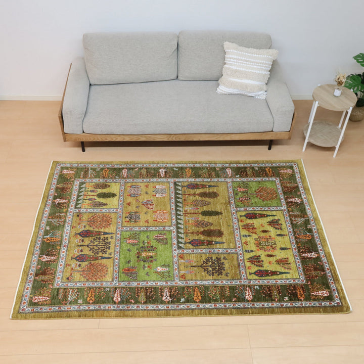 【セミオーダー受付中】  サイズ変更OK　カラー変更OK イラン　シラーズ産　ギャッベ 　（hl-11791）